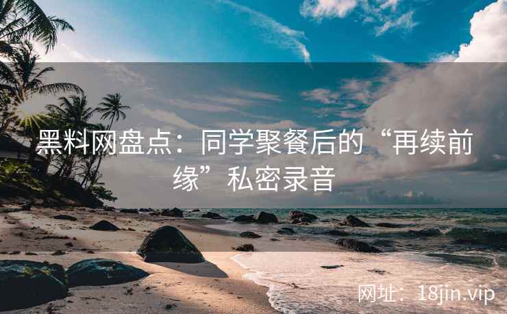 黑料网盘点：同学聚餐后的“再续前缘”私密录音  第2张