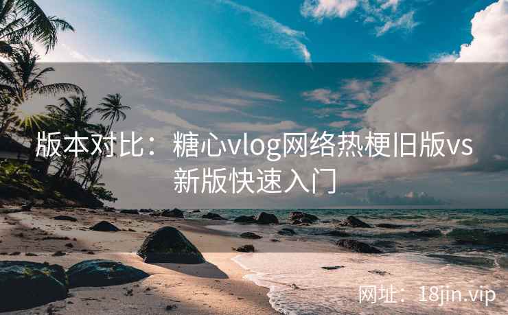 版本对比：糖心vlog网络热梗旧版vs新版快速入门  第1张