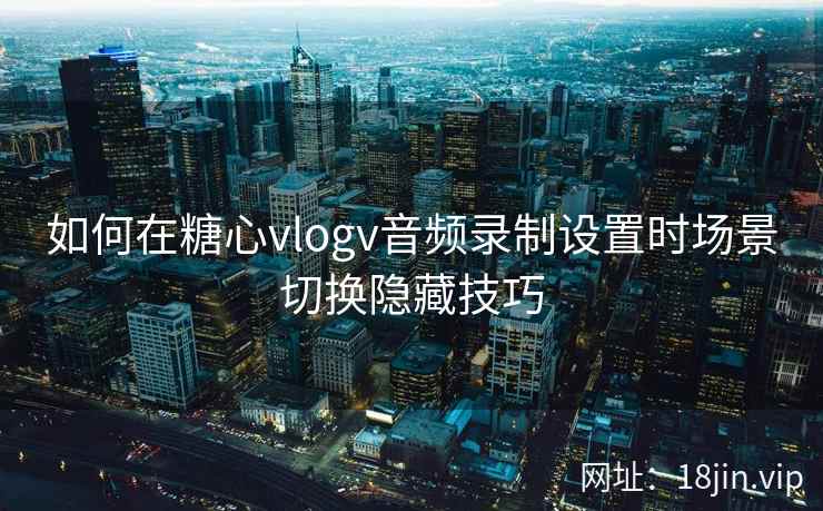 如何在糖心vlogv音频录制设置时场景切换隐藏技巧  第2张